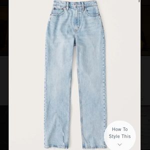 Curve Love 90s Ultra High Rise Straight Jeans